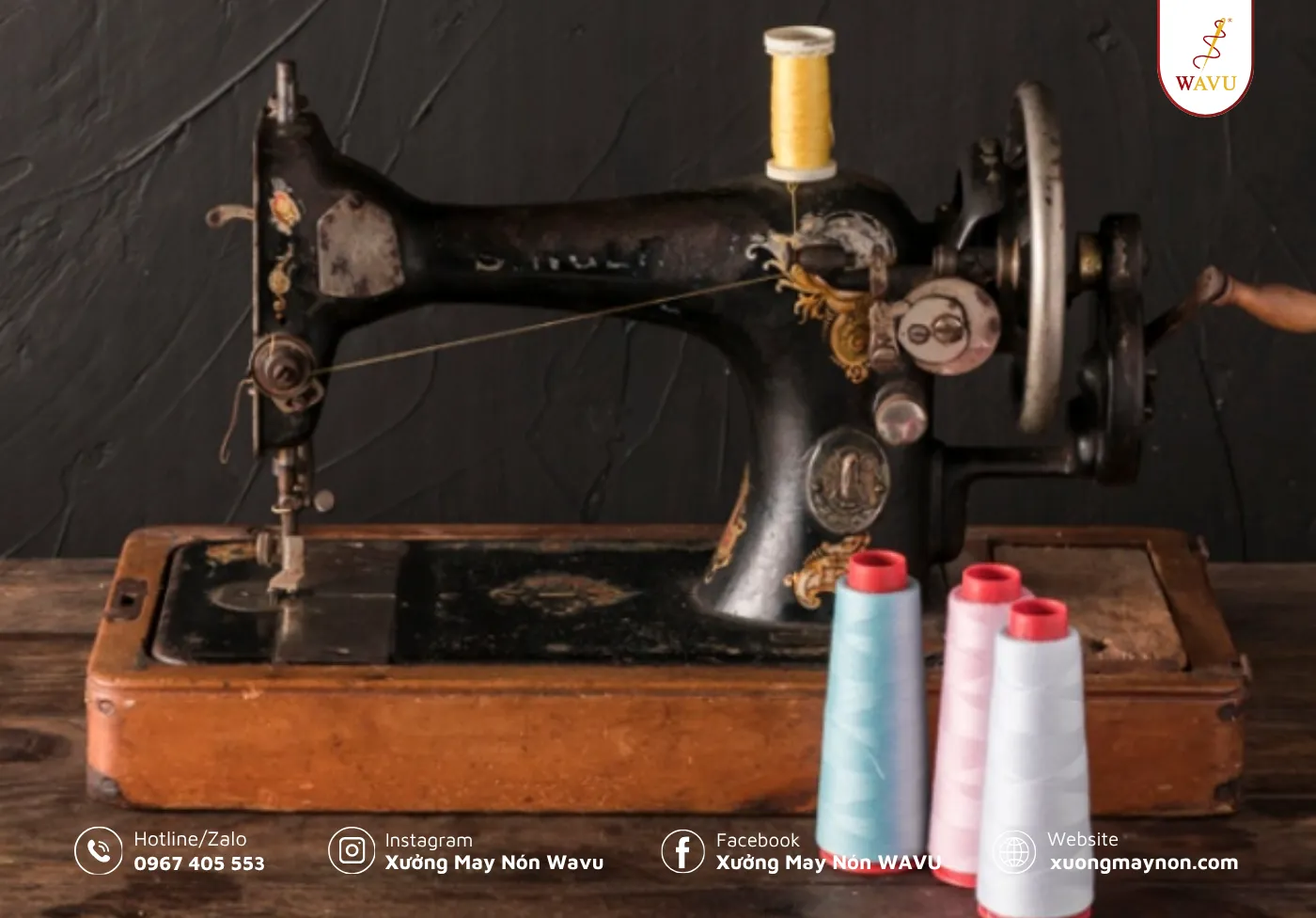 Để có được chiếc máy khâu như hôm nay