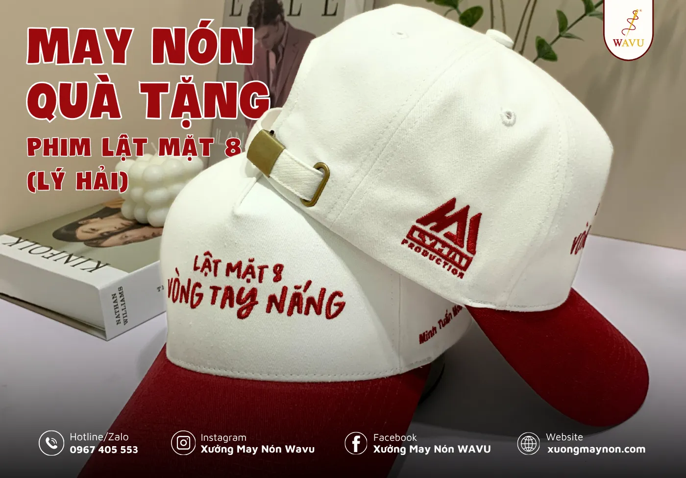 May nón quà tặng phim Lật Mặt 8: Vòng Tay Nắng