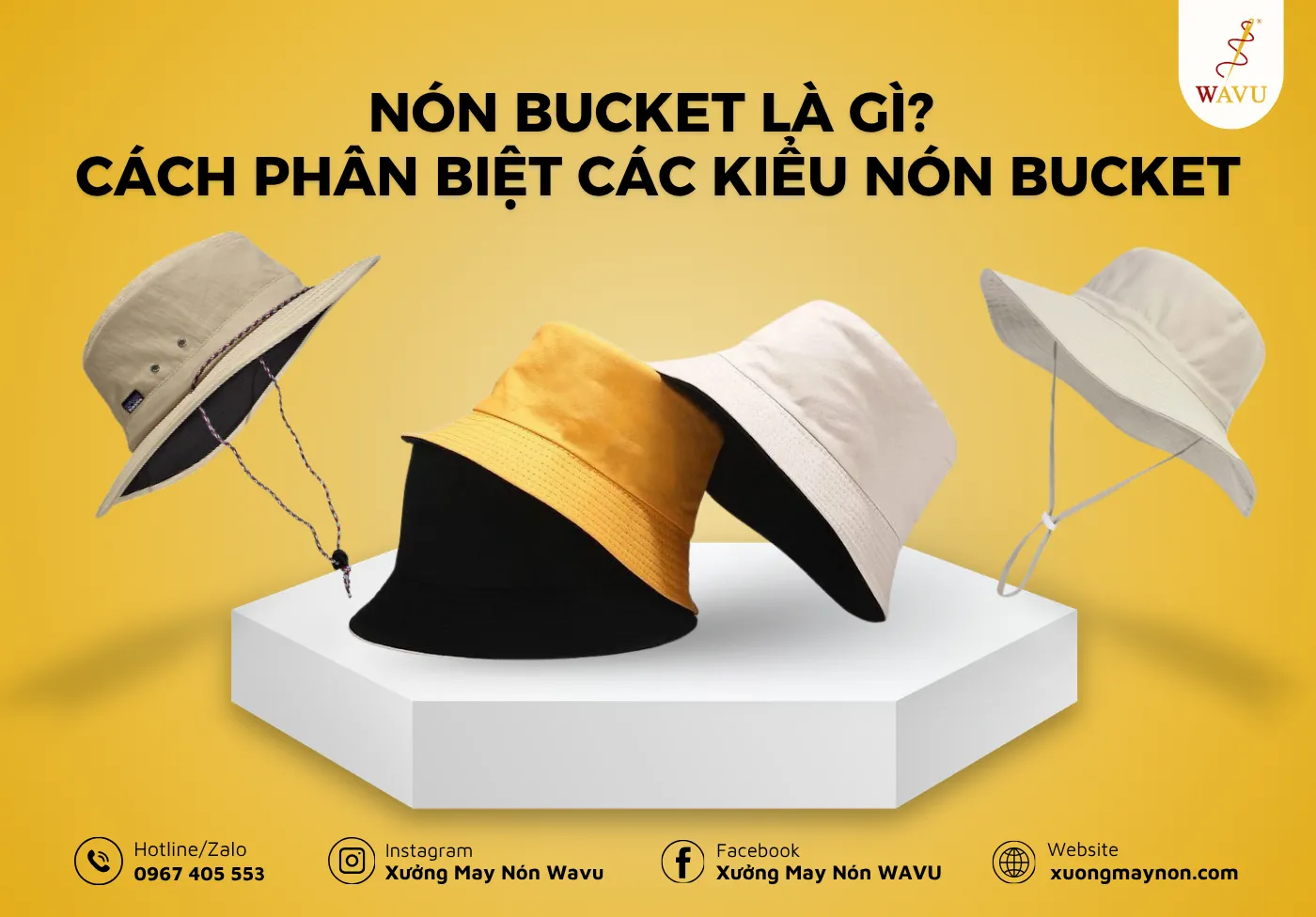 Nón bucket là gì? Cách phân biệt các kiểu nón bucket