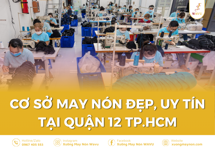 Cơ sở may nón đẹp, uy tín