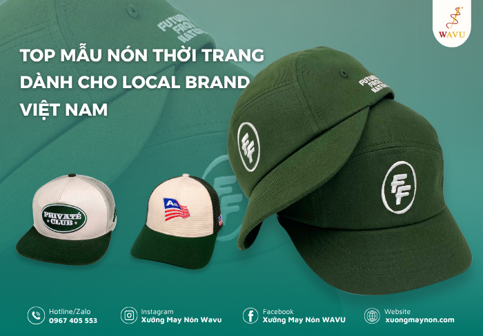 Nón thời trang dành cho local brand